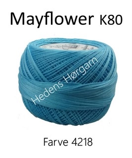 Mayflower K80 farve 4218 turkis blå